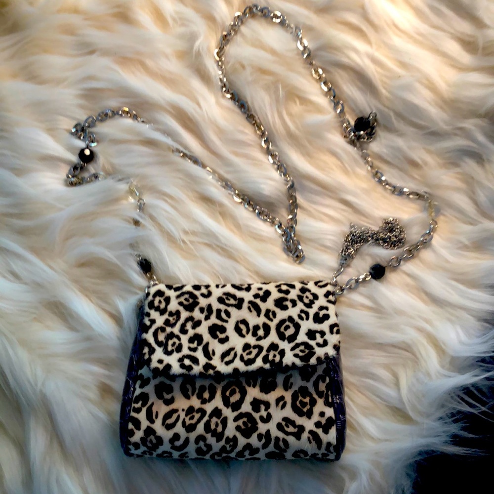 White House Black Market Horse/Alligator Mini Bag